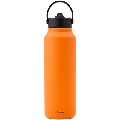 Smidge 1.2L Flip Straw Bottle Citrus from B&Q