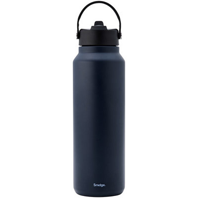 Smidge 1.2L Flip Straw Bottle Winter Sky from B&Q