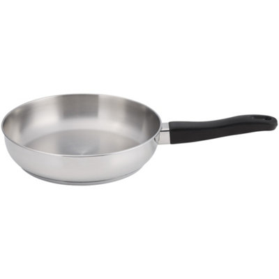 Judge Vista Uncoated Skillet Frying Pan 24CmSilver from B&Q