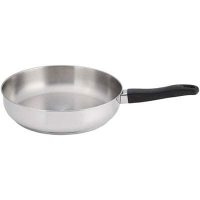 Judge Vista Uncoated Large Skillet Frying Pan 28CmSilver from B&Q