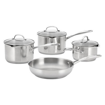 Stellar 7000 Profile 4 Piece Draining Cookware Set from B&Q