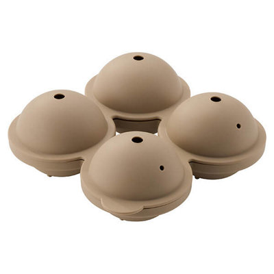 B&Q -  Silicone Hazelnut Round Ice Cube Mold