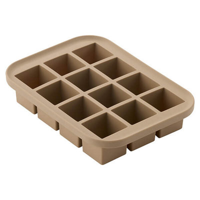 B&Q -  Silicone Hazelnut Ice Cube Tray
