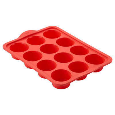 B&Q -  Silicone 12 Cup Berry Muffin Mold