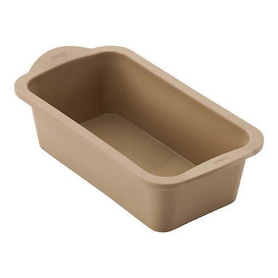 B&Q -  Silicone 2Ib Hazelnut Loaf Tin