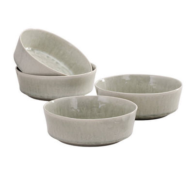 B&Q -  Stoneware Bantham Set Of 4 Cereal Bowls