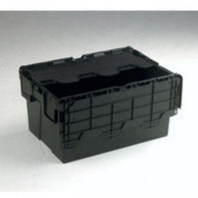 Vfm 375814 Attached Lid Container54 LBlack from B&Q