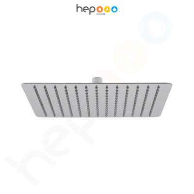 Vado Aquablade Square Slimline Shower Head 300mm Chrome from B&Q