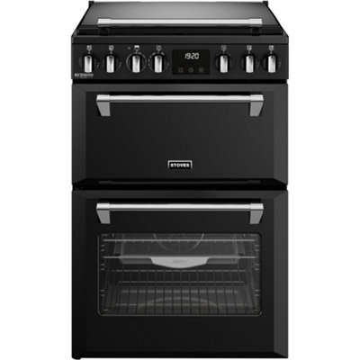 Stoves Dx Mra Rich 60Df 444411844Black Dual Fuel Cooker With Double Oven4 Cooking ZonesA Energy Rating from B&Q