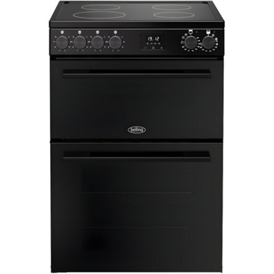 Belling Bel Fsa Vision 60Ei 444412058Black Induction Electric CookerDouble OvenA Rated from B&Q