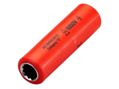 ITL Insulated Premium Insulated 1/2In Drive Deep Socket 15mm For Ultimate Safety And Durability from B&Q