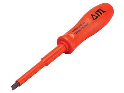 Itl Insulated Ukc-01930 Insulated Engineers Screwdriver 100mm X 6.5mm Itl01930 from B&Q