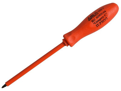 Itl Insulated Ukc-01979 Insulated Screwdriver Pozi No.0 X 75mm (3In) Itl01979 from B&Q