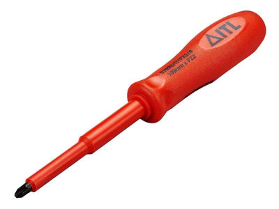 Itl Insulated Insulated Slotted/Pozidriv Screwdriver 100 X 6Mm X Pz2 Itl01991 Size 1