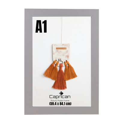 A1 Grey Picture Frame Photo Frame Perspex Sheet For Wall Or TableLandscape & Portrait Orientation 59.4 X 84.1 Cm (23 X 33 Inch) from B&Q