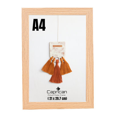 A4 Oak Picture Frame Photo Frame Perspex Sheet For Wall Or TableLandscape Portrait Orientation 21 X 29.7 Cm ( 8.3 X 11.7 Inch) from B&Q