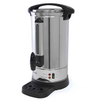 B&Q -  10 Litre 1500W Stainless Steel Catering Urn / Water Boilerstainless Steel