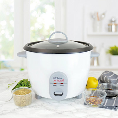 Kitchenperfected Kitchen Perfected 700W 1.8Ltr Automatic Rice Cooker - White