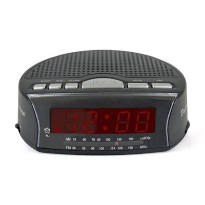 Lloytron Daybreak Alarm Clock Radio With Sleep Timer And Snooze FunctionBlack J2006Bk from B&Q