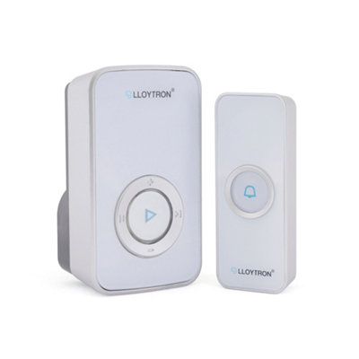 Lloytron Mip332 Melody Plugin Premium Door Chime KitWhite from B&Q