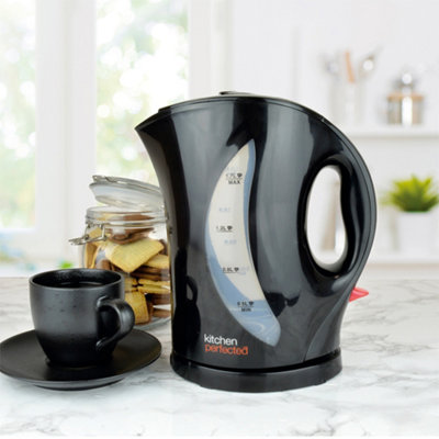 KitchenPerfected Kitchen Perfected 2000W 1.7L Electric Cordless Kettle -  Black