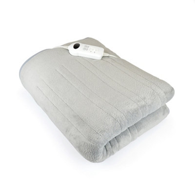 Staywarm 180X130Cm Extra Large Heated Throw BlanketGrey from B&Q