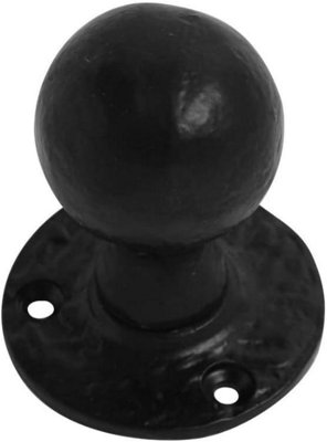 Vibe Mortice Knob Unsprung On Black Antique Door Handle Knob On Black Antique For Internal Doors from B&Q
