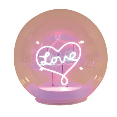 Straits Led Love Ball Neon Light 14Cm from B&Q