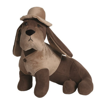 Straits Dachshund Dog Brown Door Stop