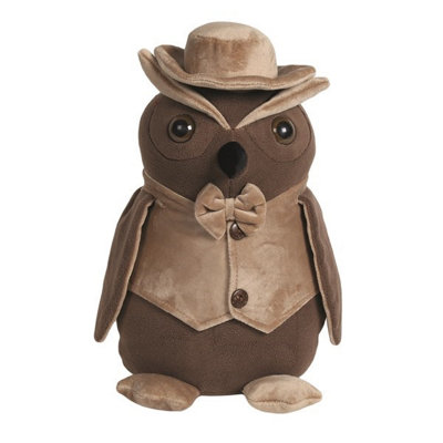 Straits Brown Mr Owl Door Stop