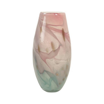 Straits Medium Glass Flower Vase 32Cm from B&Q
