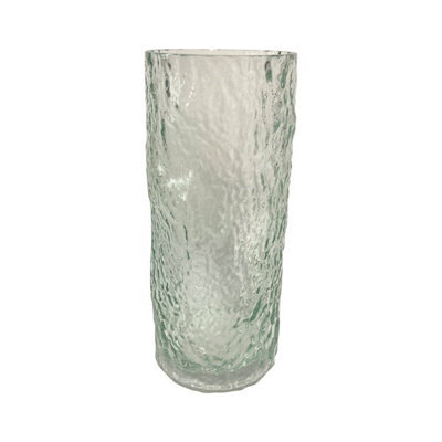 Straits Large Green Tinted Glass Flower Vase 30Cm from B&Q