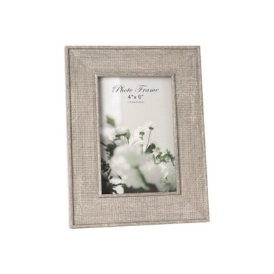 B&Q -  Textured Light Brown Wood Photo Frame4X6