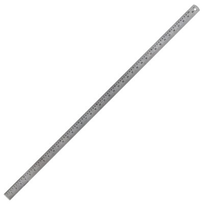 B&Q -  Linex Metre RulerStainless SteelWith Imperial And Metric Markings