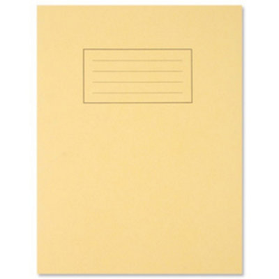Silvine Exercise Book Ruled And Margin 80 Pages 229X178mm Yellow Ref Ex103 from B&Q