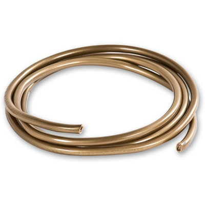 B&Q Gold Lighting Flex /Brass 3-Core Cable 0.75Mm² - (Per Metre)