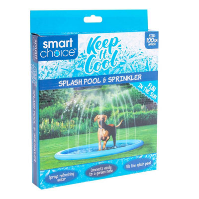 B&Q -  Outdoor Splash Pool Sprinkler Pad Dogs Puppies Pet Cooling Children Kids 100Cm Bath Hose