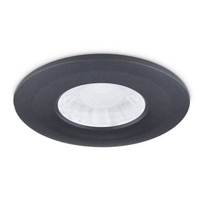 JCC Lighting Jcc Jc1107/anth Anthracite Aluminium Bezel For Use With X50 Fire-Rated Downlight from B&Q