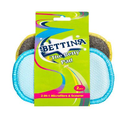 Arix Bettina B450 2Pc 2-In-1 Microfibre & Scourer (The "betty" Pad) from B&Q