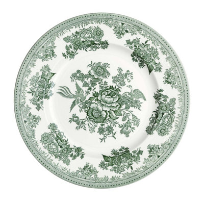 Dinner Plate: 1 X 25Cm Burleigh Green Asiatic Pheasants PlateCeramic from B&Q