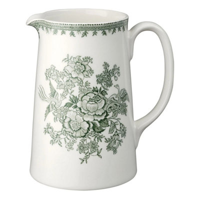 Jug: 1 Litre Burleigh Green Asiatic Pheasants Dreadnought JugCeramic from B&Q