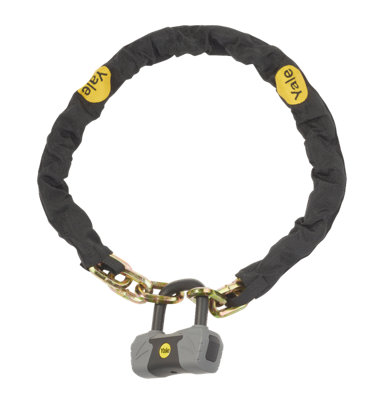 Yale Maximum Security Chain & Lock 1.1M (Sold Secure Gold) from B&Q