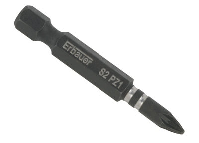 Erbauer Pz1 Impact Screwdriver Bits (L)50mmPack Of 3 from B&Q
