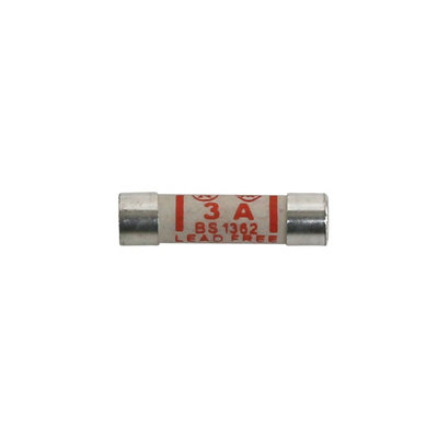 3A Fuse (Dia)6.3mmPack Of 20 from B&Q