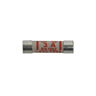3A Fuse (Dia)6.3mmPack Of 4 from B&Q