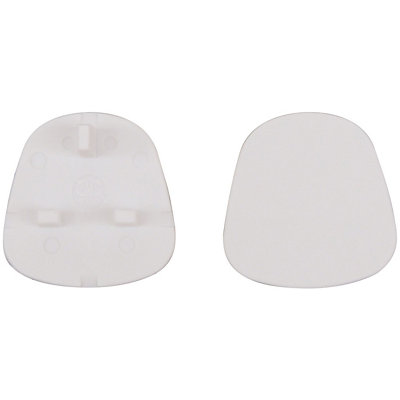 Diall White Socket Safety CoverPack Of 2 from B&Q