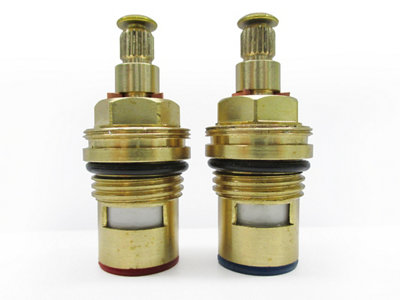 Plumbsure Brass Threaded Tap Gland ¼" (Dia)8mmPack Of 2 from B&Q