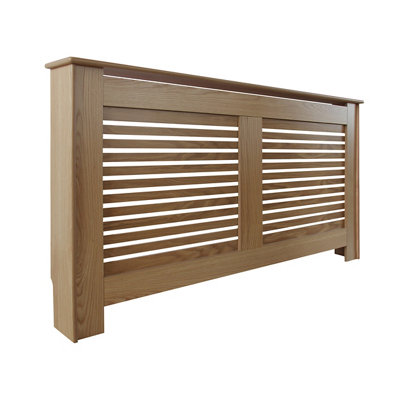 Products | Colours New Suffolk Large Oak Veneer Radiator Cover 900mm(H ...
