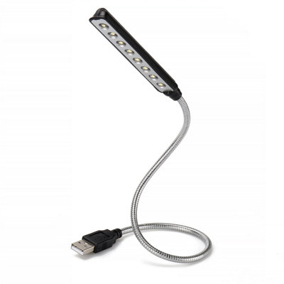 Usb Powered Led Lamp Light With Flexible Gooseneck For KeyboardDeskOr ReadingDaffodil Ult05B from B&Q