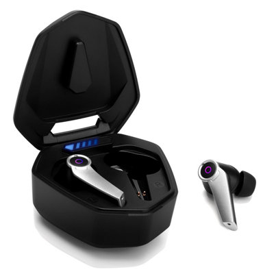 Bluetooth Wireless Gaming Earbuds With Dual Mic, Low Latency, Noise Cancelling, Charging Case - August Epg500